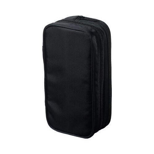 スプレッドダブルペンケース ジェットブラック