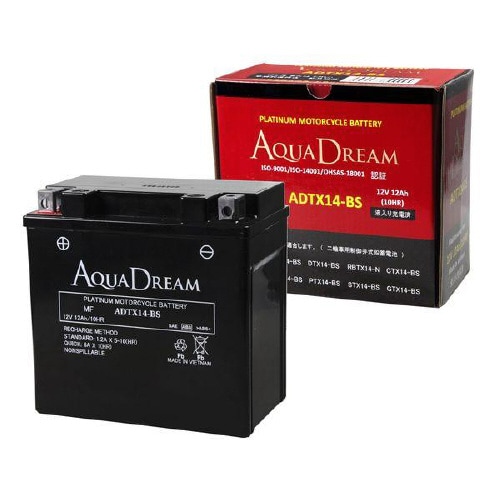 バイク用バッテリー 液入充電済み