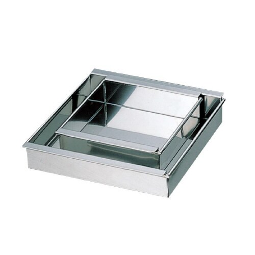 18−8玉子豆腐器 関東型 箱付 15cm