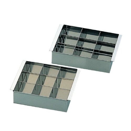 18−0家庭用玉子豆腐器(仕切付) 6個取 中×2