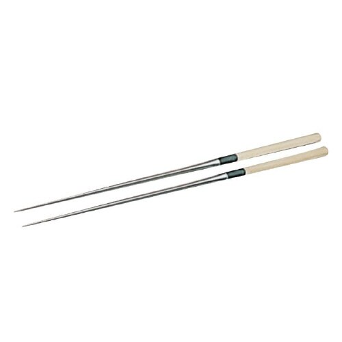 白木柄 盛箸(水牛桂柄付) 12cm