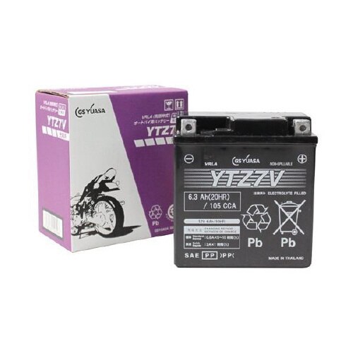 バイク用バッテリー 液入充電済み YTZ7V