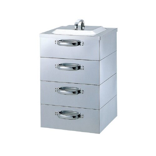 業務用ステンレス電磁用角蒸し器 2段 33cm