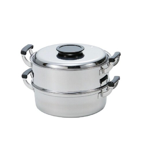 18−0丸型蒸器 27cm 3段