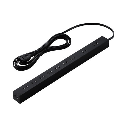 10口タップ 2P 3m 黒