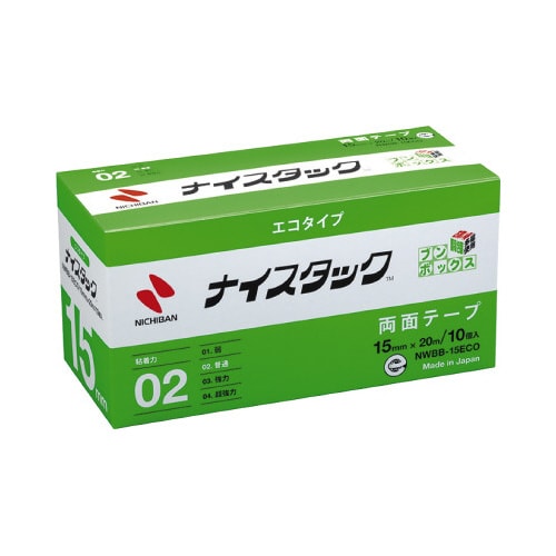 ナイスタックエコタイプ 幅15mm 10巻×10