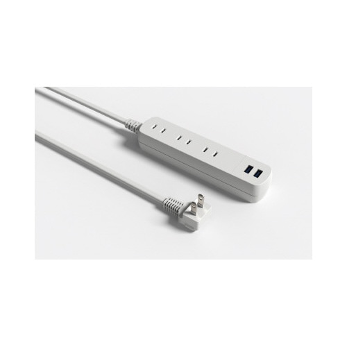 12Wスマートコードタップ3個口2m WH