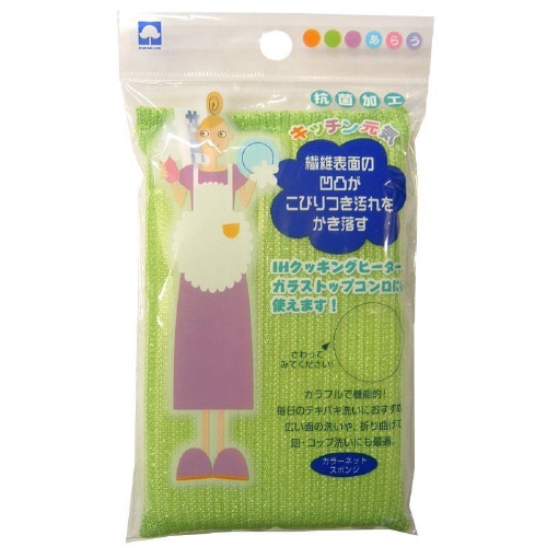 カラーネット スポンジ グリーン×12