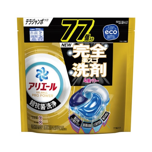 アリエールジェルボールプロ パワー 替77個