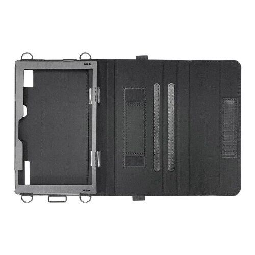 手帳型レザーケース ブラック