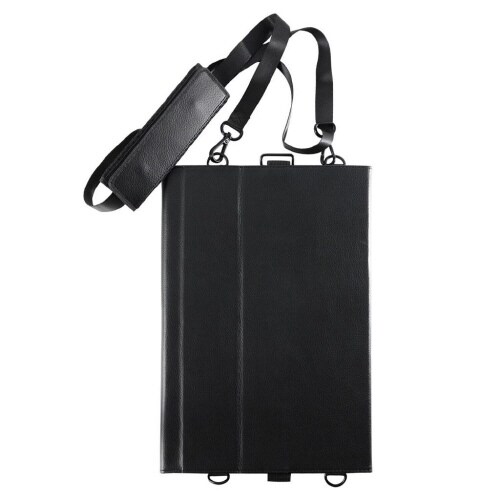 手帳型レザーケース ブラック