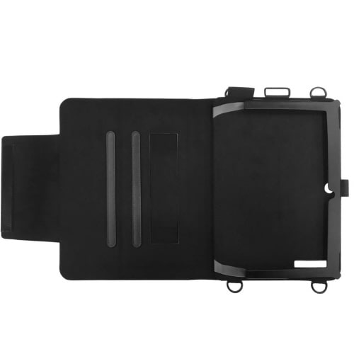 手帳型レザーケース ブラック