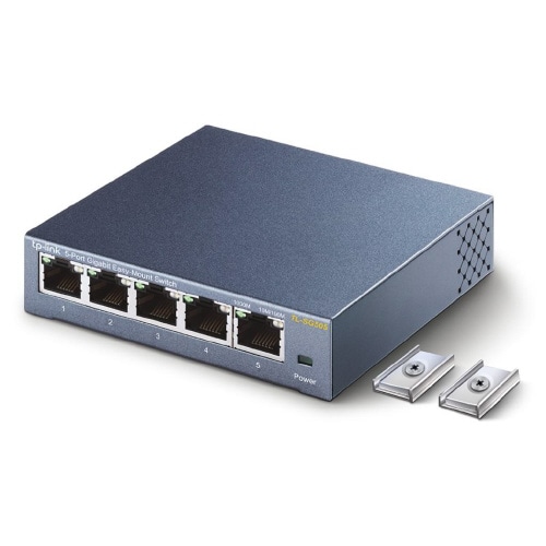 5ポート ギガビット マウントスイッチングハブ