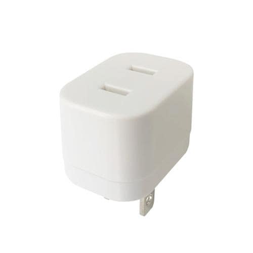 2P 1口 コンセント差し口90度変更タップ