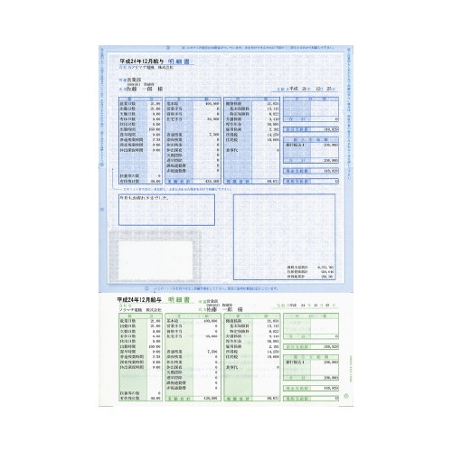SR211給与・賞与 明細書(封筒型)300枚入