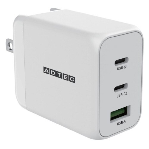 PD対応 GaN AC/65W ホワイト