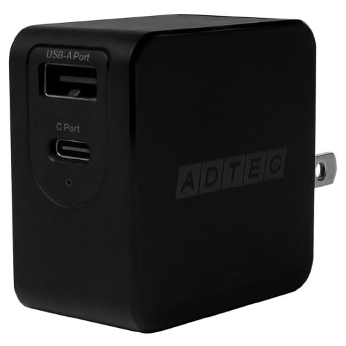 PD対応 GaN AC/65W ブラック セット