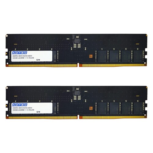 DDR5−5600 UDIMM 32GBx2枚