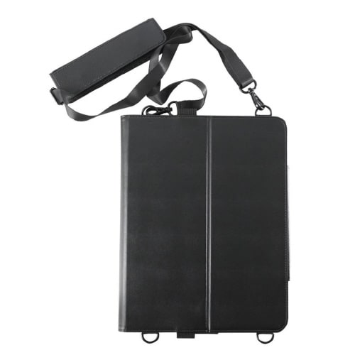 手帳型レザーケース ブラック