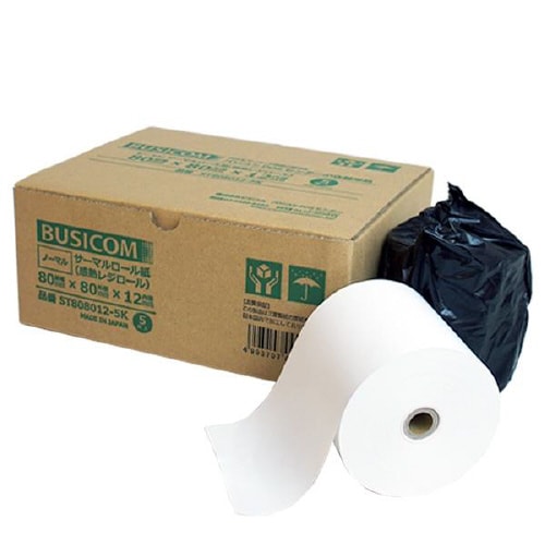 BUSICOM サーマルロールレシート用(5巻入)