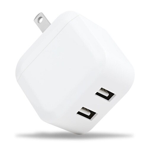 AC充電器 2.4A2ポート(ホワイト)