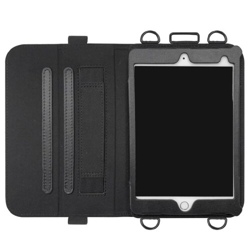 手帳型レザーケース ブラック