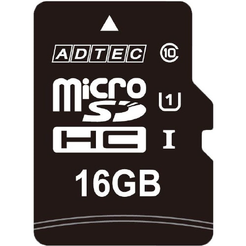 microSDHC 16GBSD変換アダプタ付