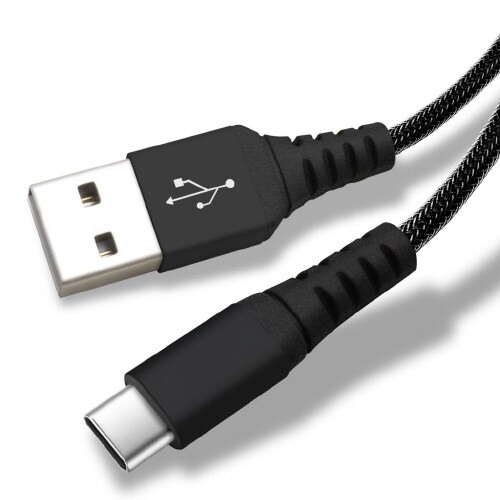 強靭USBケーブル 2.0m<ブラック>