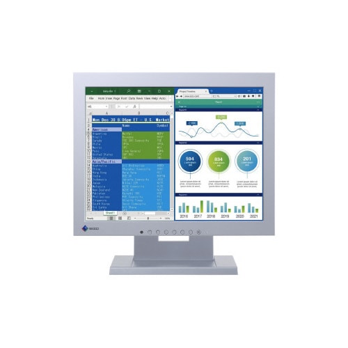 15型液晶モニター XGA セレーングレイ