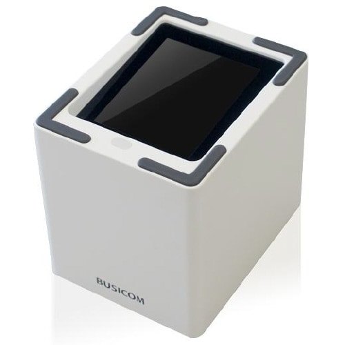 QRコードリーダー(USB・白)<BUSICOM>