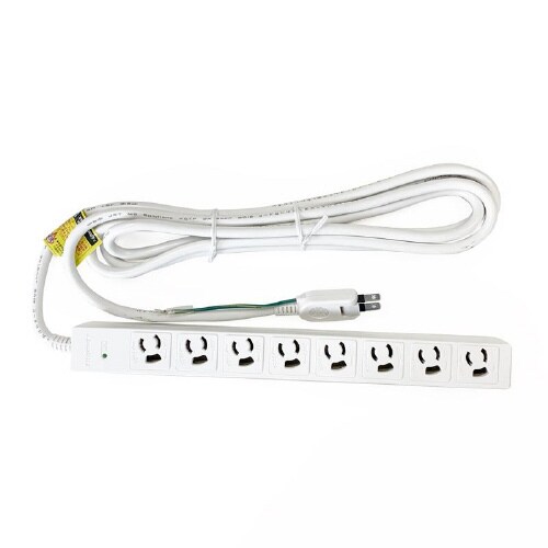 OAタップ 3P 8口 抜け止めロック 3m