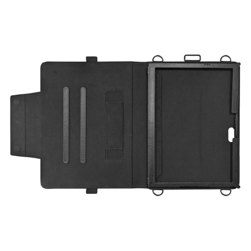 手帳型レザーケース ブラック