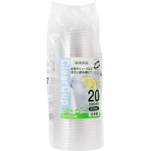クリアカップ 270ML 20個入×5