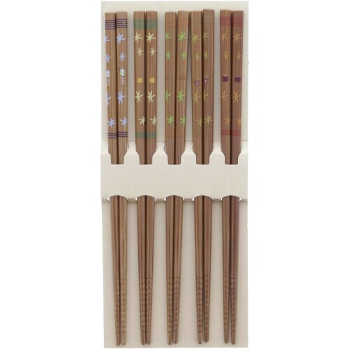 箸 客用 5膳セットすす竹 ファーブルヘッダー×2