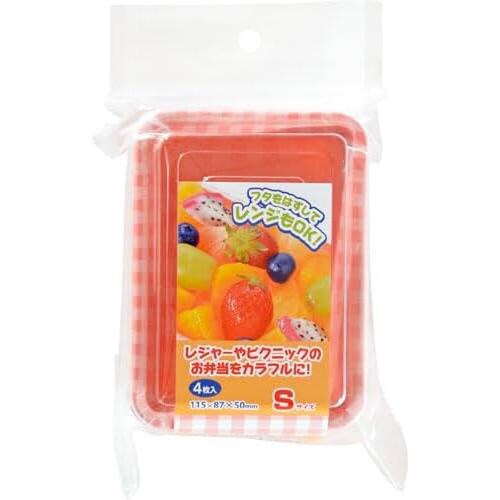 ギンガムチェックフードパック S 4個入×5