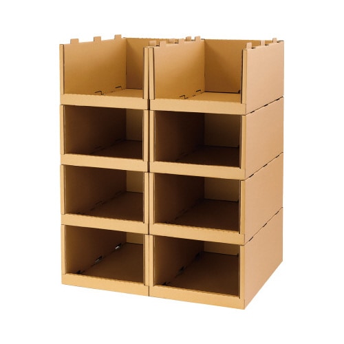 スチールラックトレー450 8個セット クラフト