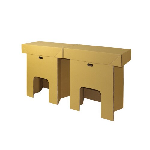 ダンボール製作業台 小 蓋あり2台