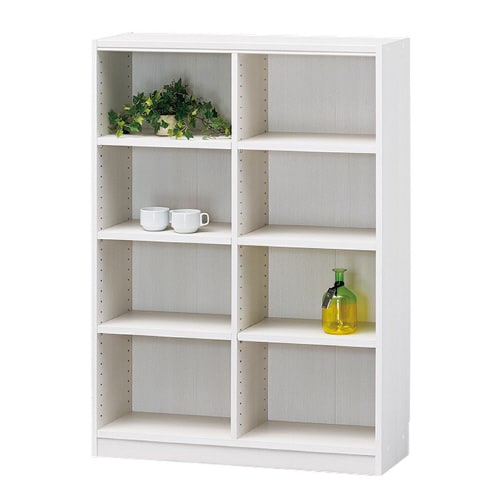 木製オープンラックTNL−1287ホワイト