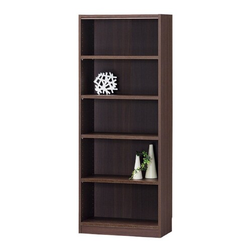 木製オープンラックTNL−1559ダークオーク