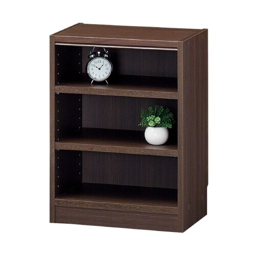 木製オープンラックTNL−6044ダークオーク