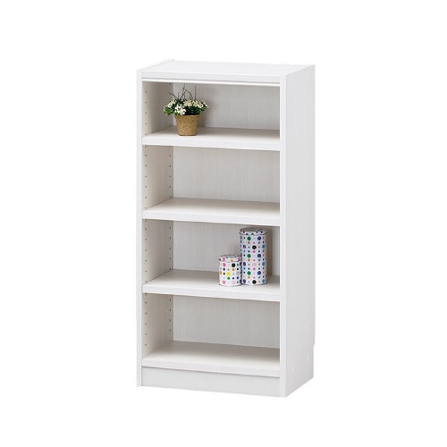 木製オープンラックTNL−9044ホワイト