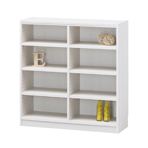 木製オープンラックTNL−9087ホワイト