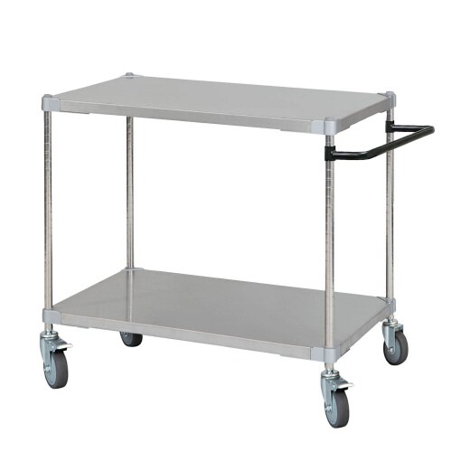 ステンレスシェルフワゴン60×902段キャスター7