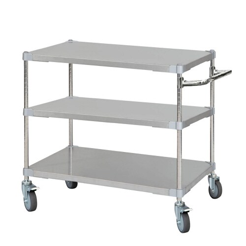 ステンレスシェルフワゴン60×903段キャスター7