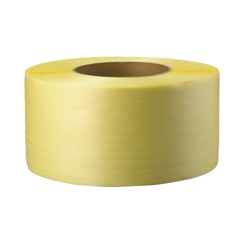 再生原料入りPPバンド 2500m(黄色)×6