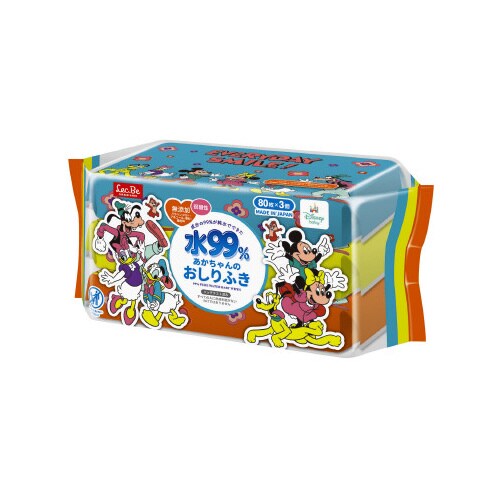 おしりふき80枚×3個 ミッキー&フレンズ×16