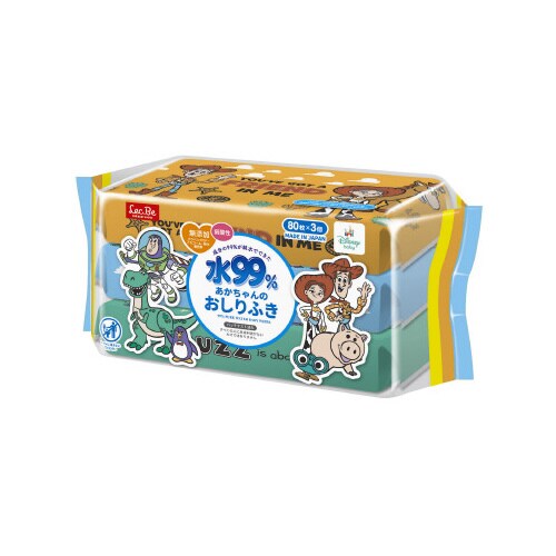 おしりふき80枚×3個 トイ・ストーリー×16