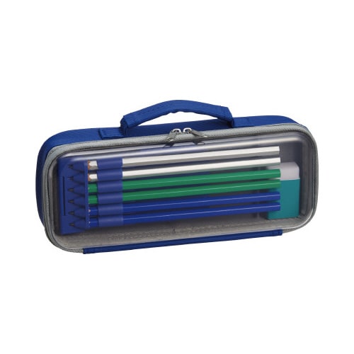 トップライナーペンケース(クリア) ネイビーx2