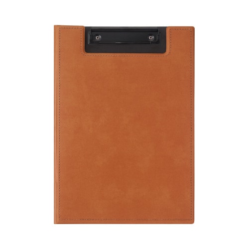 ビジネスクリップファイルA4 ブラウンx3