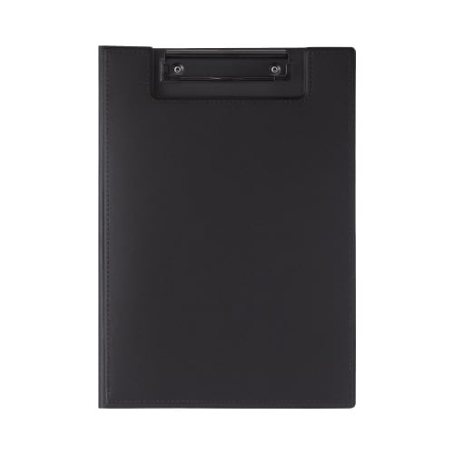 ビジネスクリップファイルA4 ブラックx3